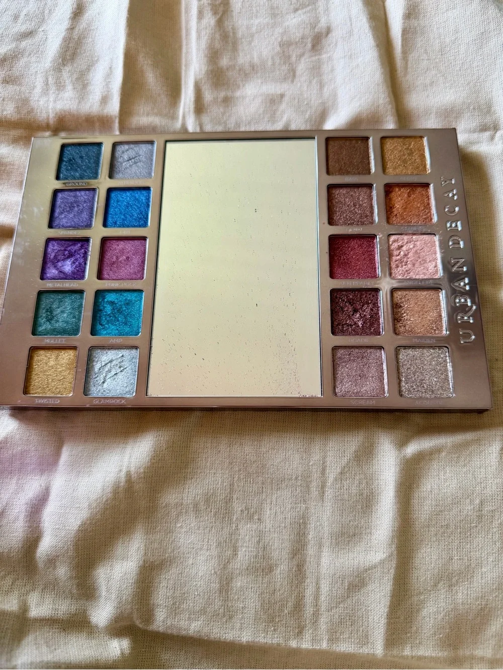 Urban Decay Heavy Metals Metallic Eyeshadow Palette Limited Edition
